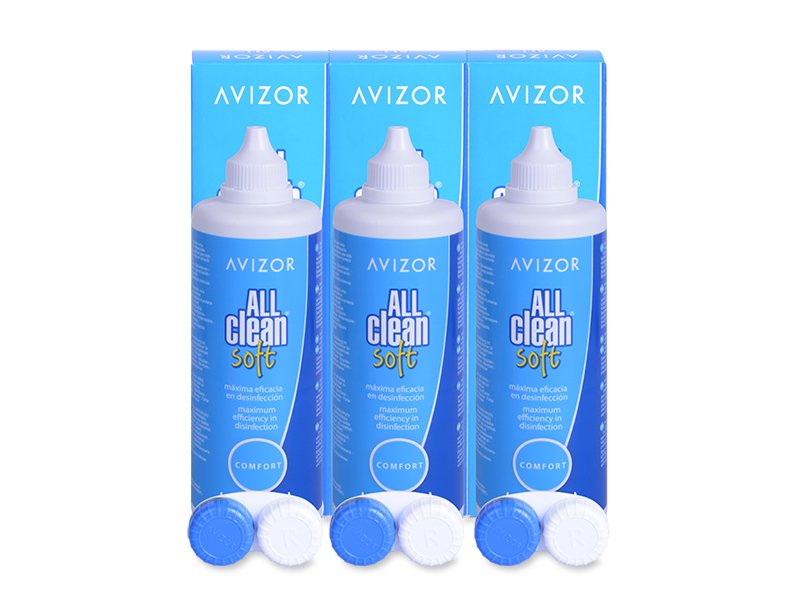 Avizor All Clean Soft šķīdums 3 x 350 ml 