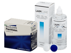 PureVision (6 lēcas) + Laim Care Šķīdums 400 ml