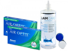 Air Optix for Astigmatism (2x3 lēcas) + Laim-Care šķīdums 400ml
