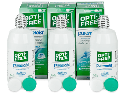 OPTI-FREE PureMoist šķīdums 3 x 300 ml 