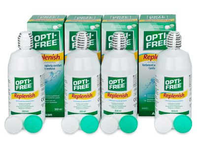 OPTI-FREE RepleniSH šķīdums 4x 300 ml 