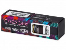 ColourVUE Crazy Lens - Blue Star - bez dioptrijas (2 lēcas)