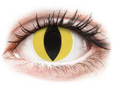 ColourVUE Crazy Lens - Cat Eye - bez dioptrijas (2 lēcas)