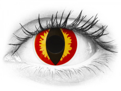 ColourVUE Crazy Lens - Dragon Eyes - bez dioptrijas (2 lēcas)