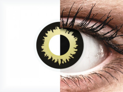 ColourVUE Crazy Lens - Eclipse - bez dioptrijas (2 lēcas)