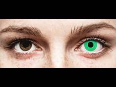 ColourVUE Crazy Lens - Emerald (Green) - bez dioptrijas (2 lēcas)