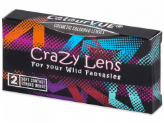 ColourVUE Crazy Lens - Orange Werewolf - bez dioptrijas (2 lēcas)