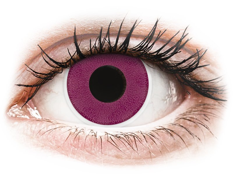 ColourVUE Crazy Lens - Purple - bez dioptrijas (2 lēcas)