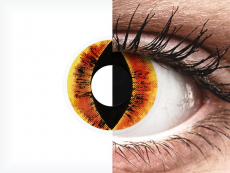 ColourVUE Crazy Lens - Saurons Eye - bez dioptrijas (2 lēcas)