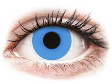 ColourVUE Crazy Lens - Sky Blue - bez dioptrijas (2 lēcas)