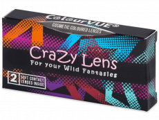 ColourVUE Crazy Lens - Sky Blue - bez dioptrijas (2 lēcas)