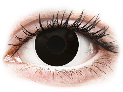 ColourVUE Crazy Lens - BlackOut - ar dioptriju (2 lēcas)
