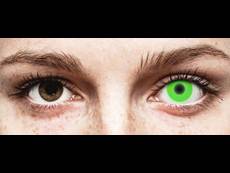 ColourVUE Crazy Glow Green - bez dioptrijas (2 lēcas)