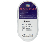 TopVue Color - Brown - bez dioptrijas (2 lēcas)