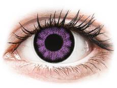 ColourVUE BigEyes Ultra Violet - bez dioptrijas (2 lēcas)