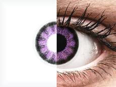 ColourVUE BigEyes Ultra Violet - bez dioptrijas (2 lēcas)