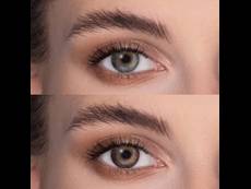 ColourVUE 3 Tones Brown - bez dioptrijas (2 lēcas)