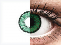SofLens Natural Colors Emerald - bez dioptrijas (2 lēcas)