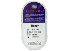 TopVue Color - Honey - bez dioptrijas (2 lēcas)