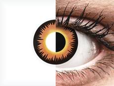 ColourVUE Crazy Lens - Orange Werewolf - dienas bez dioptrijas (2 lēcas)
