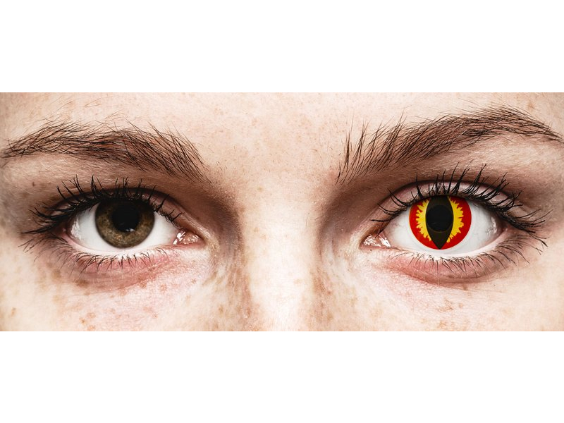 ColourVUE Crazy Lens - Dragon Eyes - dienas bez dioptrijas (2 lēcas)