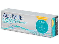 Acuvue Oasys 1-Day with HydraLuxe for Astigmatism (30 lēcas)