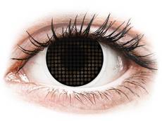 ColourVUE Crazy Lens - Black Screen - bez dioptrijas (2 lēcas)