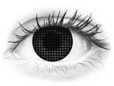 ColourVUE Crazy Lens - Black Screen - bez dioptrijas (2 lēcas)