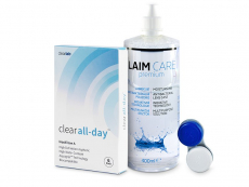 Clear All-Day (6 lēcas) + Laim-Care Šķīdums 400 ml
