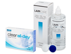 Clear All-Day (6 lēcas) + Laim-Care Šķīdums 400 ml