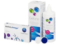 Biofinity Energys (3 lēcas) + Gelone Šķīdums 360 ml