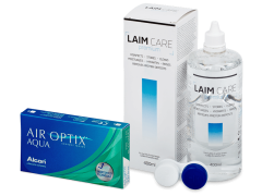 Air Optix Aqua (6 lēcas) + Laim-Care Šķīdums 400 ml