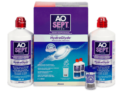 AO SEPT PLUS HydraGlyde Šķīdums 2 x 360 ml