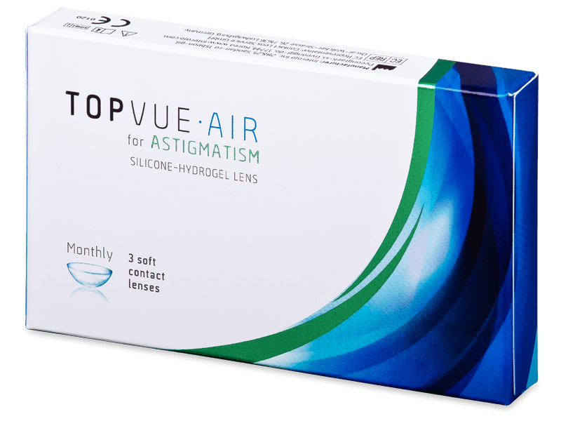 TopVue Air for Astigmatism (3 lēcas)