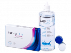 TopVue Air Multifocal (3 kontaktlēcas) + Laim-Care Šķīdums 400 ml