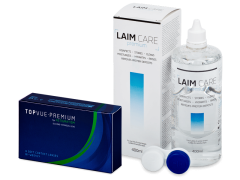 TopVue Premium for Astigmatism (6 kontaktlēcas) + Laim-Care šķīdums 400 ml