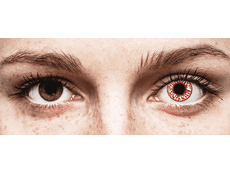 ColourVUE Crazy Lens - Blood Shot - dienas bez dioptrijas (2 lēcas)