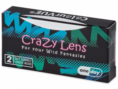 ColourVUE Crazy Lens - Blood Shot - dienas bez dioptrijas (2 lēcas)
