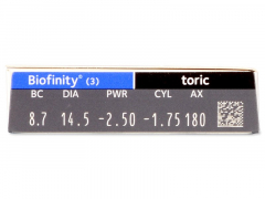 Biofinity Toric (3 lēcas)