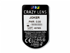CRAZY LENS - Joker - dienas bez dioptrijas (2 lēcas)