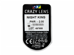 CRAZY LENS - Night King - dienas ar dioptriju (2 lēcas)