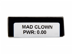 CRAZY LENS - Mad Clown - dienas bez dioptrijas (2 lēcas)