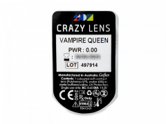 CRAZY LENS - Vampire Queen - dienas bez dioptrijas (2 lēcas)