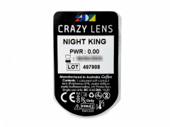 CRAZY LENS - Night King - dienas bez dioptrijas (2 lēcas)