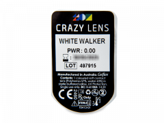 CRAZY LENS - White Walker - dienas bez dioptrijas (2 lēcas)