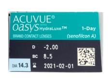 Acuvue Oasys 1-Day with Hydraluxe (30 lēcas)