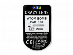 CRAZY LENS - Atom Bomb - dienas bez dioptrijas (2 lēcas)