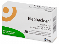 Blephaclean sterilās salvetes plakstiņu higiēnai 20 gb. 
