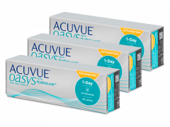 Acuvue Oasys 1-Day with HydraLuxe for Astigmatism (90 lēcas)