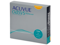 Acuvue Oasys 1-Day with HydraLuxe for Astigmatism (90 lēcas)
